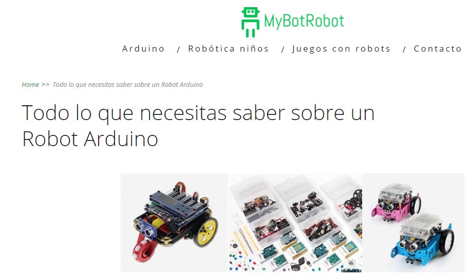 MyBotRobot imagen de la categoría Robot Arduino