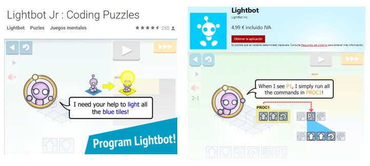 Programación para niños con Lightbot Junior para niños de 4 a 8 años