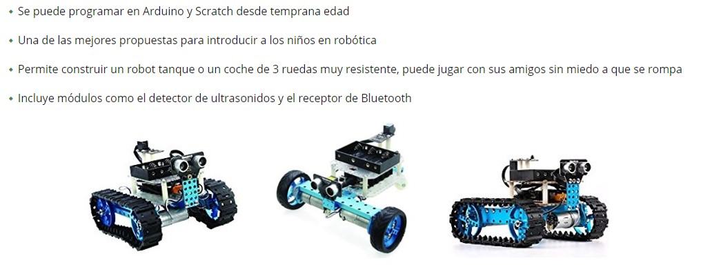 Kit Makeblock como alternativa a Lego Mindstorms