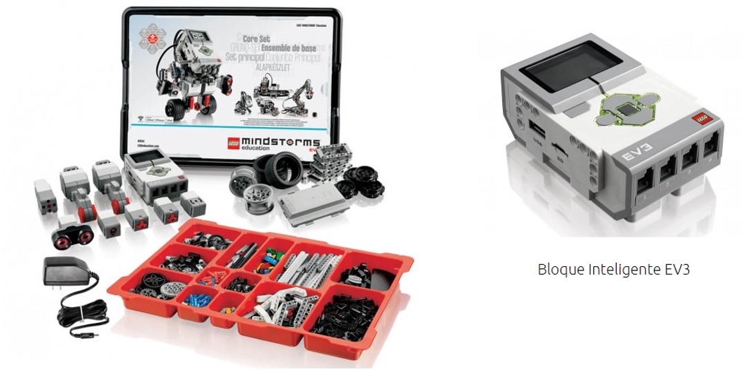 Lego Mindstorms version education y bloque inteligente EV3 
