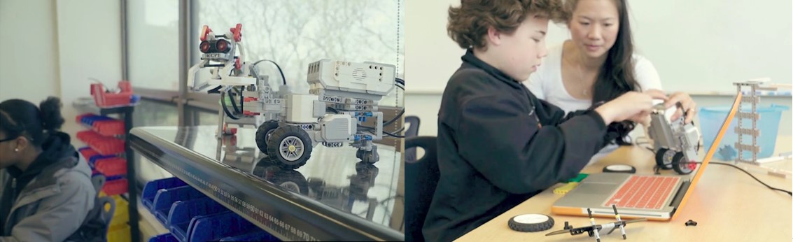 Lego robótica para niños en el aula