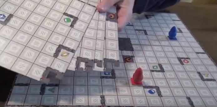 Piezas de las partes del tablero del Ricochet Robots