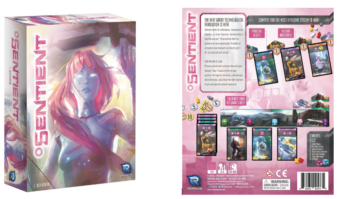 Juego Sentient anverso y reverso
