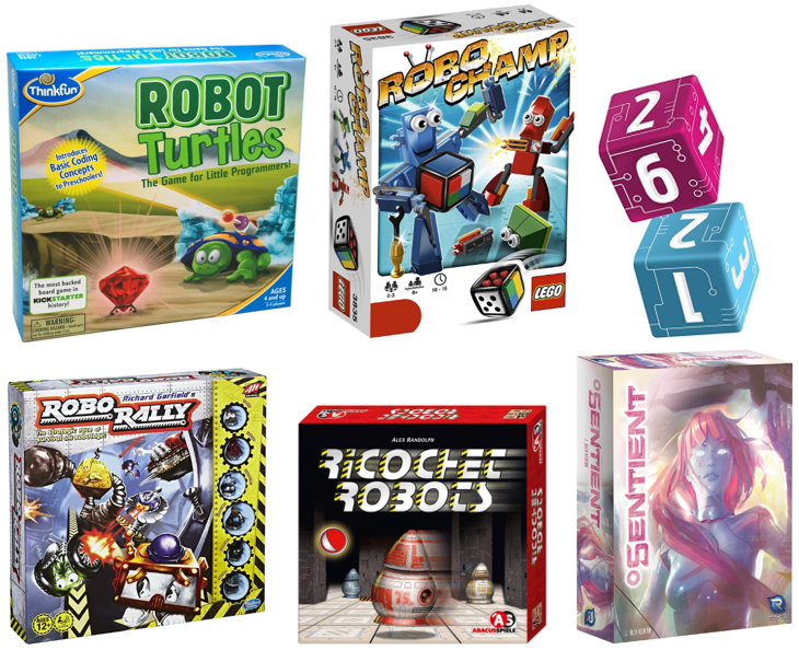 Juegos de robots de tablero para pequeños y mayores