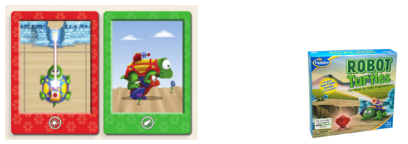 Robot Turtles español paso 1: quitar carta de láser y carta de función rana