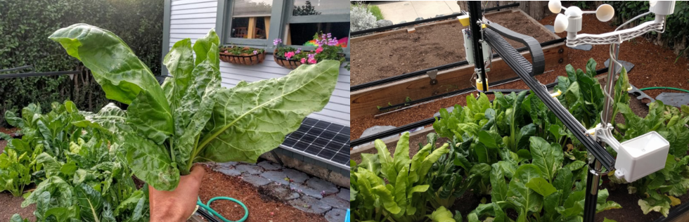 Huertos robóticos con FarmBot kit, uno de ellos incorpora un anemómetro