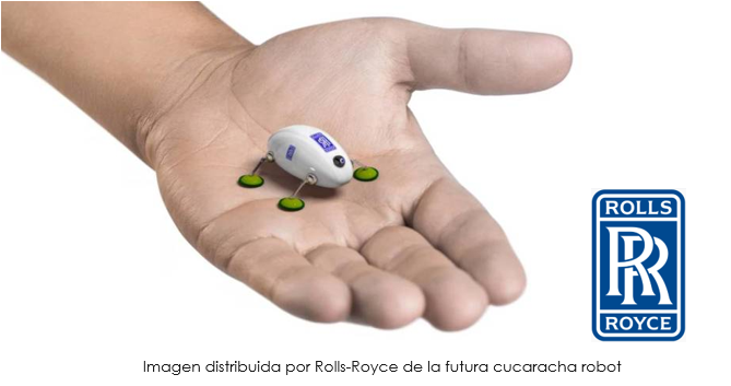 Prototipo de cucaracha robot de Rolls-Royce