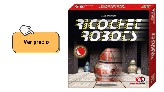 Imagen del Ricochet Robots para informarse sobre él como uno de los juegos de robots de tablero de este post