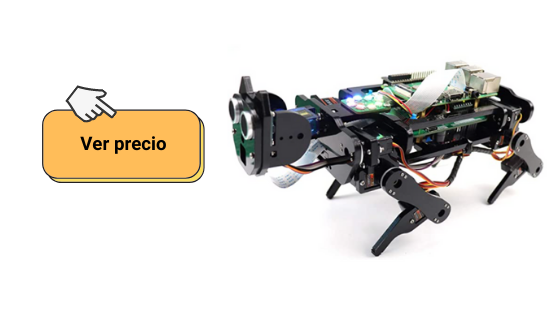 Ver información del kit de montaje del robot dog para Raspberry de Freenove si estás pensando en comprar robots para niños
